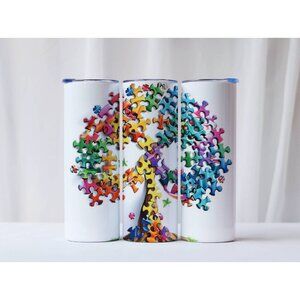 20oz Autism Awareness Tree Tumbler